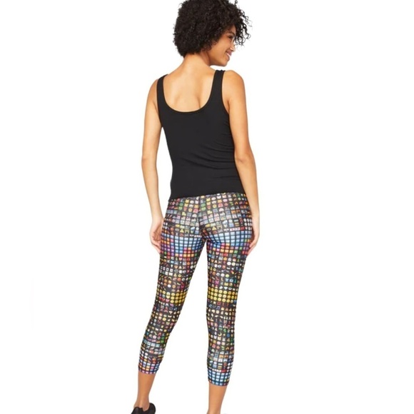 Zara Terez Emoji Hi-Shine Leggings Size Medium - Picture 5 of 16